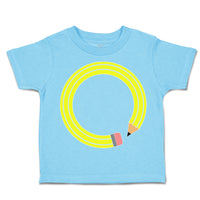 Toddler Clothes A Pencil Bend into A Circular Shape Toddler Shirt Cotton