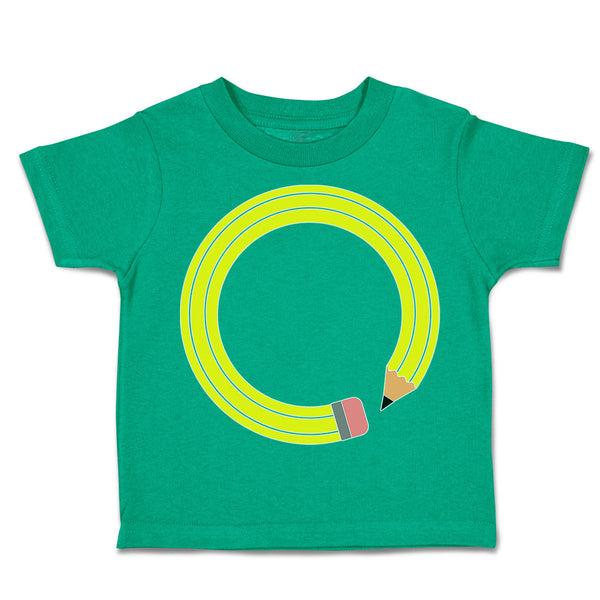 Toddler Clothes A Pencil Bend into A Circular Shape Toddler Shirt Cotton