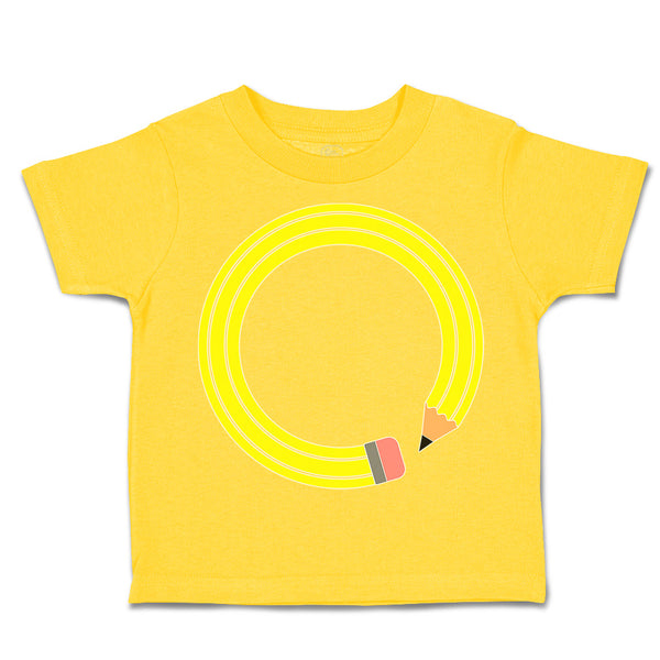 Toddler Clothes A Pencil Bend into A Circular Shape Toddler Shirt Cotton