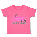 Toddler Clothes The Playground Is My Happy Place Toddler Shirt Cotton