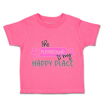 Toddler Clothes The Playground Is My Happy Place Toddler Shirt Cotton