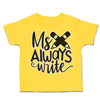 Toddler Clothes My Pencils Always Write Toddler Shirt Baby Clothes Cotton