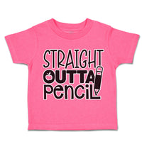 Toddler Clothes Straight Outta Pencil Toddler Shirt Baby Clothes Cotton