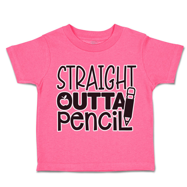 Toddler Clothes Straight Outta Pencil Toddler Shirt Baby Clothes Cotton