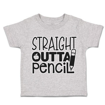 Toddler Clothes Straight Outta Pencil Toddler Shirt Baby Clothes Cotton