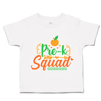 Toddler Clothes Pre-K Squad Toddler Shirt Baby Clothes Cotton