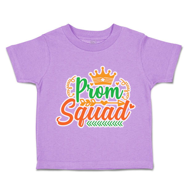 Toddler Clothes Prom Squad Toddler Shirt Baby Clothes Cotton