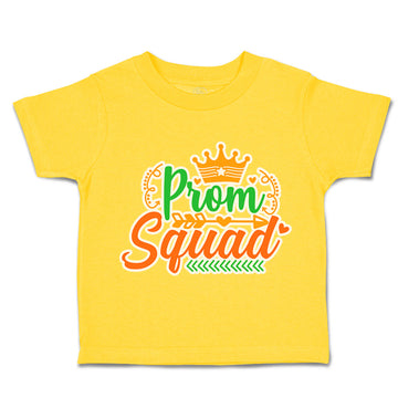 Toddler Clothes Prom Squad Toddler Shirt Baby Clothes Cotton