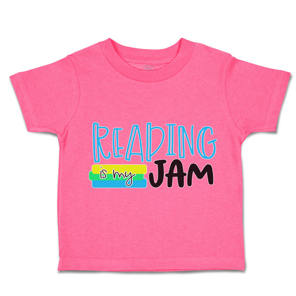 Toddler Clothes Reading Is My Jam Toddler Shirt Baby Clothes Cotton