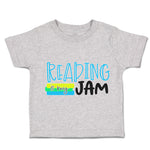 Toddler Clothes Reading Is My Jam Toddler Shirt Baby Clothes Cotton