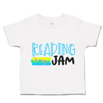 Toddler Clothes Reading Is My Jam Toddler Shirt Baby Clothes Cotton