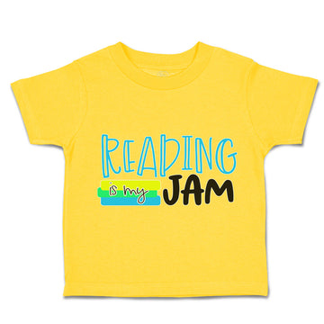 Toddler Clothes Reading Is My Jam Toddler Shirt Baby Clothes Cotton