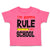 Toddler Clothes I'M Going to Rule My School Toddler Shirt Baby Clothes Cotton