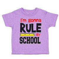 Toddler Clothes I'M Going to Rule My School Toddler Shirt Baby Clothes Cotton