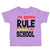 Toddler Clothes I'M Going to Rule My School Toddler Shirt Baby Clothes Cotton