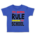 Toddler Clothes I'M Going to Rule My School Toddler Shirt Baby Clothes Cotton