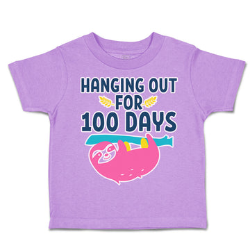 Toddler Clothes Hanging out for 100 Days Toddler Shirt Baby Clothes Cotton