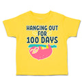 Toddler Clothes Hanging out for 100 Days Toddler Shirt Baby Clothes Cotton