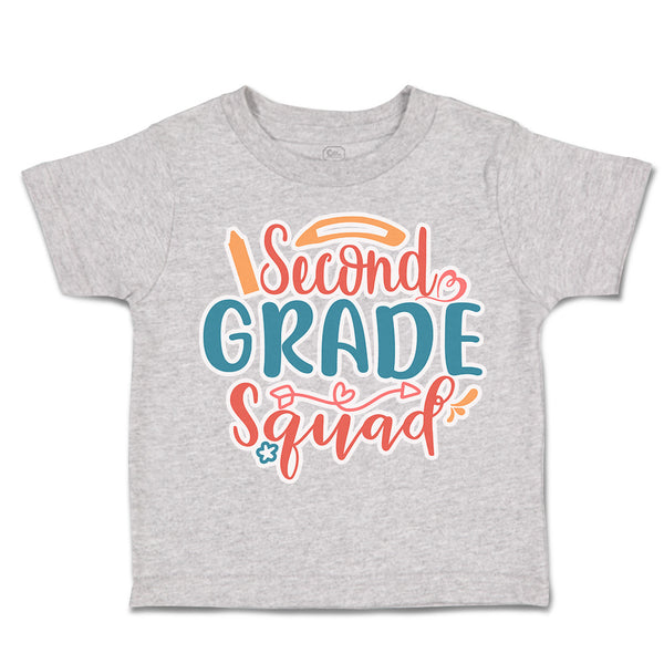 Toddler Clothes Second Grade Squad Toddler Shirt Baby Clothes Cotton