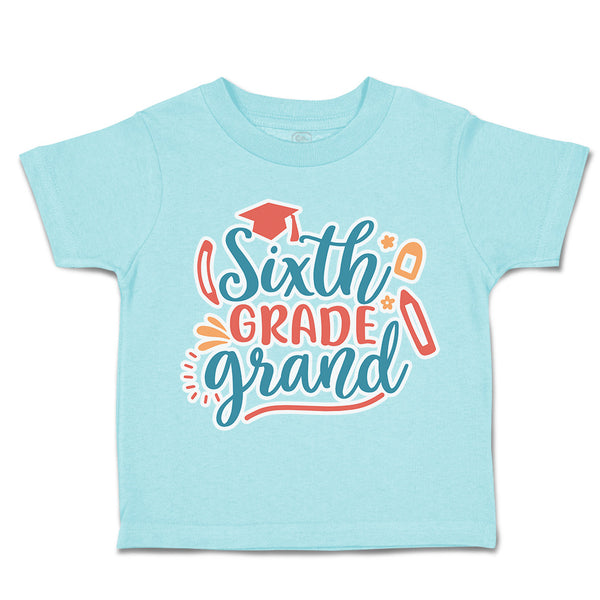 Toddler Clothes Sixth Grade Grand Toddler Shirt Baby Clothes Cotton