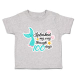 Toddler Clothes Splashed My Way Through 100 Days Toddler Shirt Cotton
