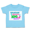 Toddler Clothes Splashing' Through 100 Days Toddler Shirt Baby Clothes Cotton