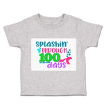 Toddler Clothes Splashing' Through 100 Days Toddler Shirt Baby Clothes Cotton