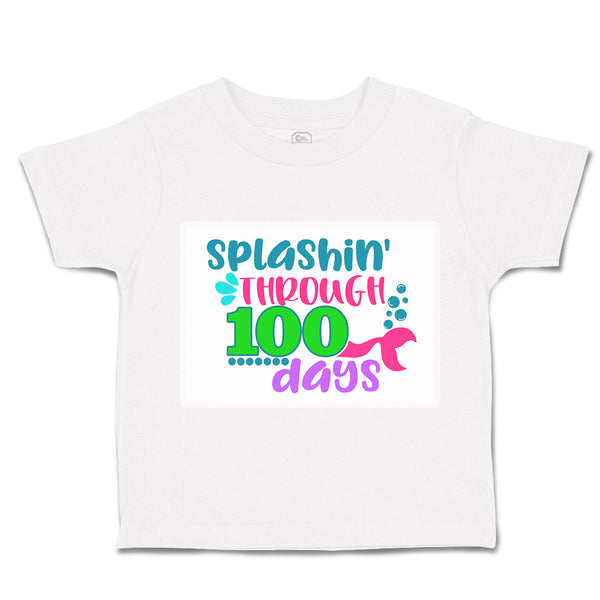 Toddler Clothes Splashing' Through 100 Days Toddler Shirt Baby Clothes Cotton