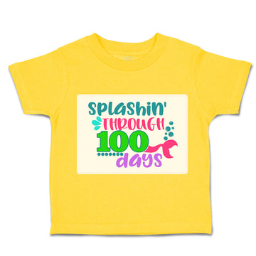 Toddler Clothes Splashing' Through 100 Days Toddler Shirt Baby Clothes Cotton