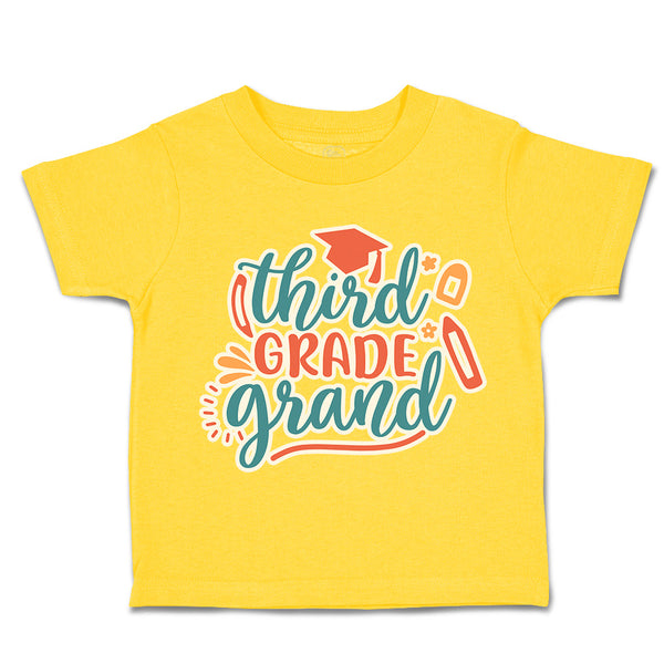Toddler Clothes Third Grade Grand Toddler Shirt Baby Clothes Cotton