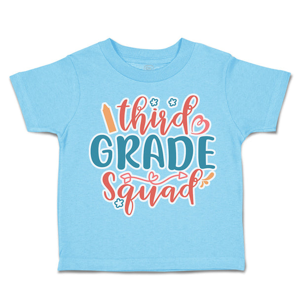 Toddler Clothes Third Grade Squad Toddler Shirt Baby Clothes Cotton