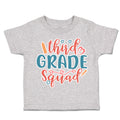 Toddler Clothes Third Grade Squad Toddler Shirt Baby Clothes Cotton