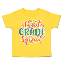 Toddler Clothes Third Grade Squad Toddler Shirt Baby Clothes Cotton