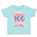 Toddler Clothes Third Grade Survived 100 Days of Me Toddler Shirt Cotton