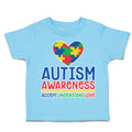 Toddler Clothes Autism Awareness Accept Understanding Love Toddler Shirt Cotton