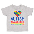 Toddler Clothes Autism Awareness Accept Understanding Love Toddler Shirt Cotton