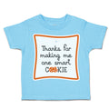 Toddler Clothes Thanks for Making Me 1 Smart Cookie Style A Toddler Shirt Cotton