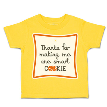 Toddler Clothes Thanks for Making Me 1 Smart Cookie Style A Toddler Shirt Cotton