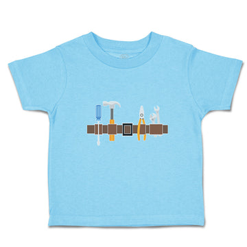 Toddler Clothes Carpenterer Costume Belt and Tools Equipment Toddler Shirt