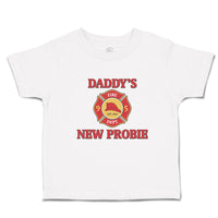 Cute Toddler Clothes Daddy's New Probe with Badge Toddler Shirt Cotton
