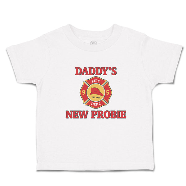 Cute Toddler Clothes Daddy's New Probe with Badge Toddler Shirt Cotton