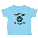Cute Toddler Clothes Future Firefighter with Badge Toddler Shirt Cotton