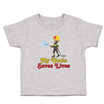 Toddler Clothes My Uncle Saves Lives Profession Firefighter Rescue Toddler Shirt