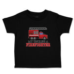 Toddler Clothes My Uncle's A Firefighter with Working Vehicle Toddler Shirt