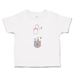 Toddler Clothes Doctor Costume with Medical Equipment and Stethoscope Cotton