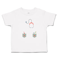 Toddler Clothes Doctor Costume with Medical Equipment and Stethoscope Cotton