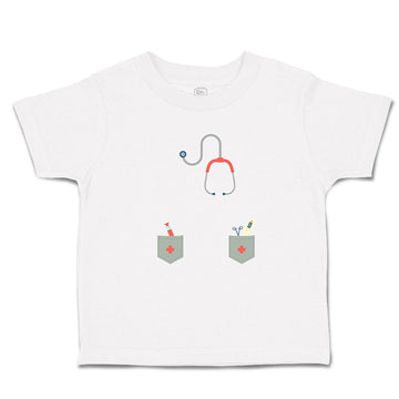 Toddler Clothes Doctor Costume with Medical Equipment and Stethoscope Cotton