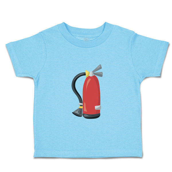 Toddler Clothes Fire Extinguisher Professions Firefighter Toddler Shirt Cotton