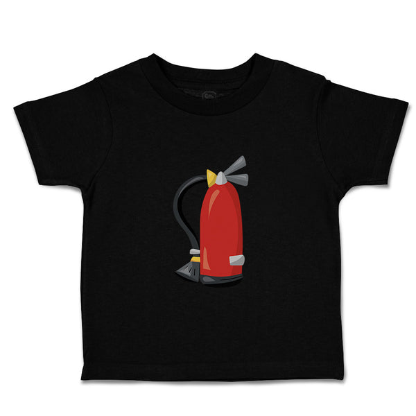 Toddler Clothes Fire Extinguisher Professions Firefighter Toddler Shirt Cotton