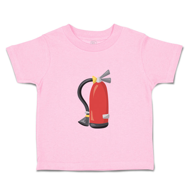 Toddler Clothes Fire Extinguisher Professions Firefighter Toddler Shirt Cotton